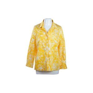 Deborah Johnson Button Down Shirts N/A Yellow